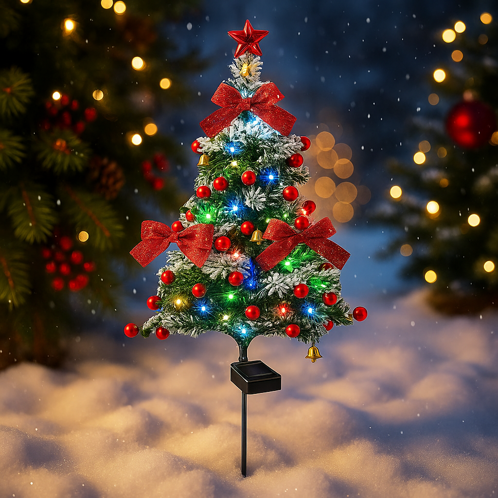 ChristmasWagon™ Solar Christmas Tree